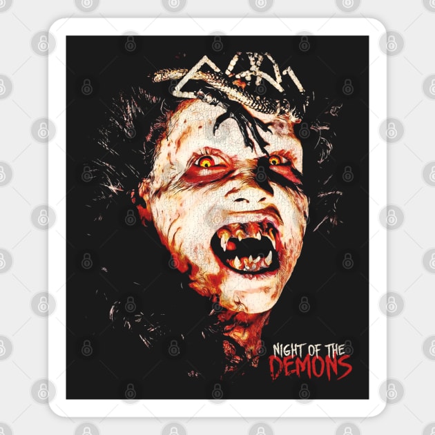 Night of the Demons 1988 Magnet by darklordpug